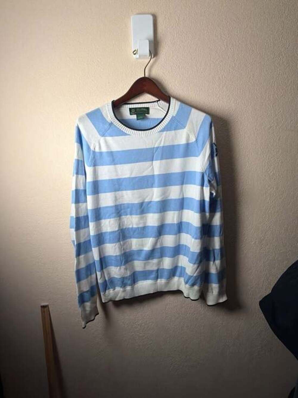 Brooks Brothers x St Andrews Links Supima Cotton‎ Striped Golf Sweater